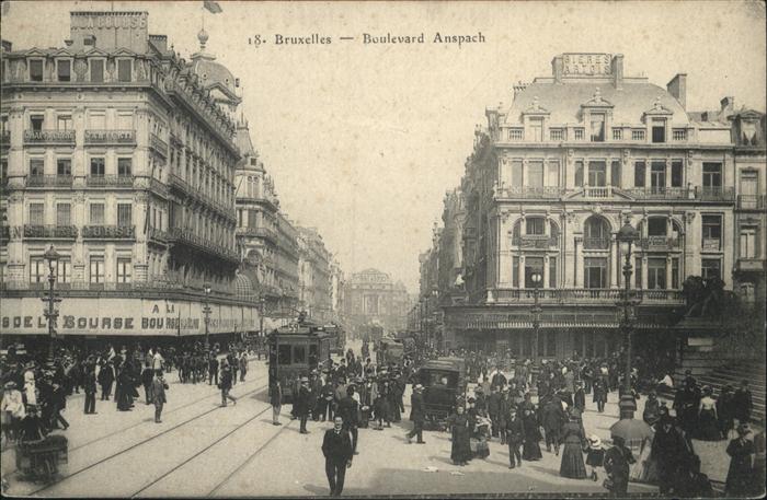 Bruessel Bruxelles Boulevard Anspach