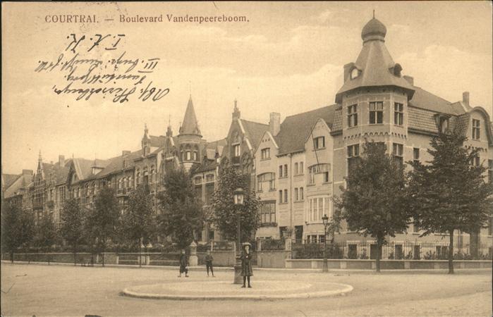Courtrai KORTRIJK Flandre Belgie Boulevard Vandenpeereboom