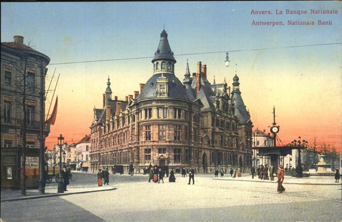 Anvers Antwerpen la Banque Nationale