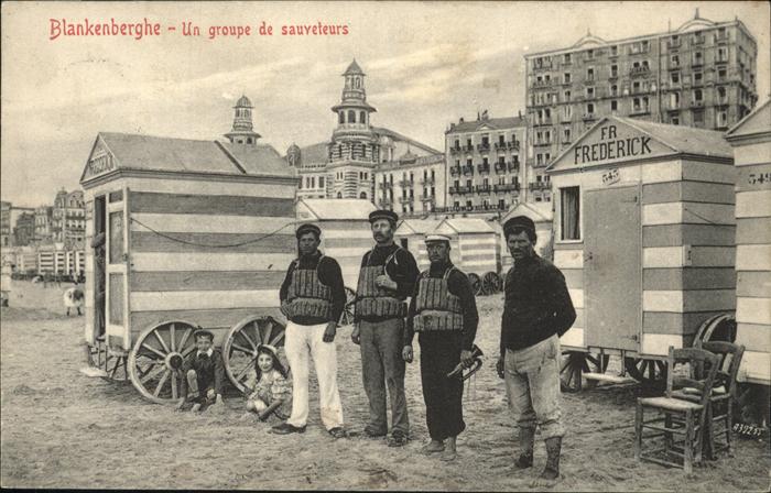 Blankenberghe Groupe de sauveteur