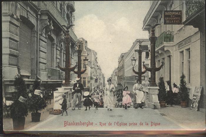 Blankenberghe Rue de L eglise de la Digue