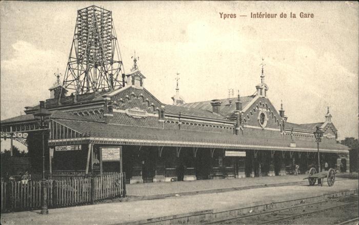 Ypern Ypres Interieur de la Gare