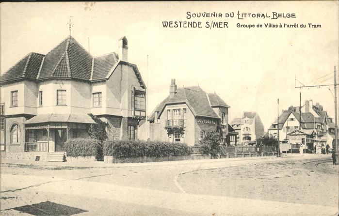 Westende Groupe de Villas a L arrêt du Tram