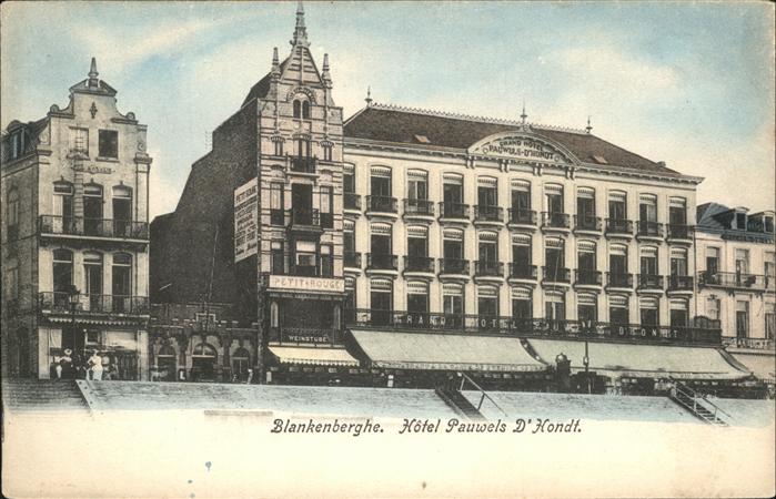 Blankenberghe Hotel Pauwels d`Hondt