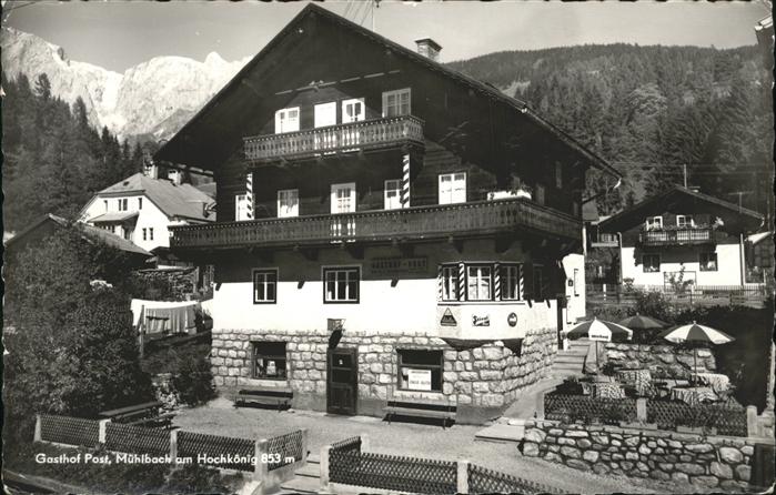 Muehlbach Hochkoenig Gasthof Post