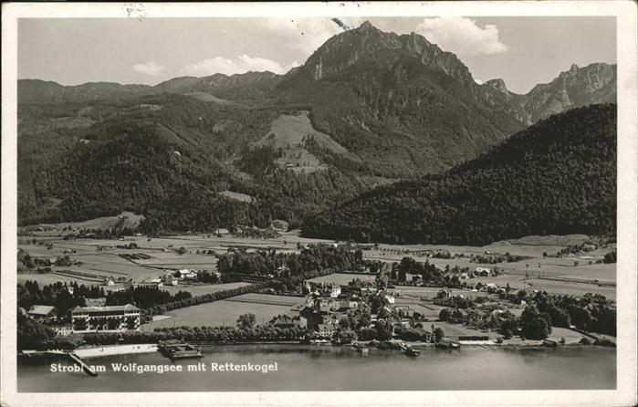 Strobl Wolfgangsee Rettenkogel Fliegeraufnahme