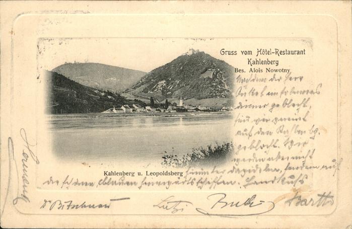 Kahlenbergerdorf Wien Hotel Restaurant Leopoldsberg