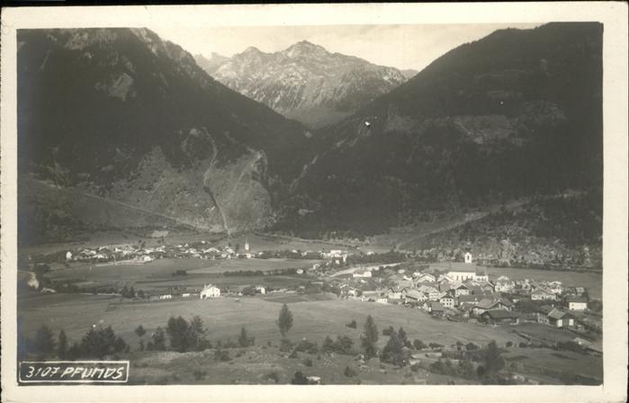 Pfunds Fliegeraufnahme