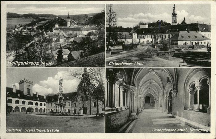 Heiligenkreuz Niederoesterreich Abtei Dreifaltigkeitssäule