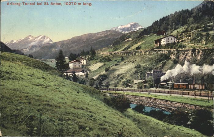 St Anton Arlberg Arlberg Tunnel Zug