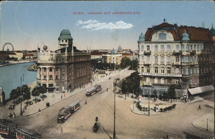 WIEN AT Urania Aspernplatz Strassenbahn