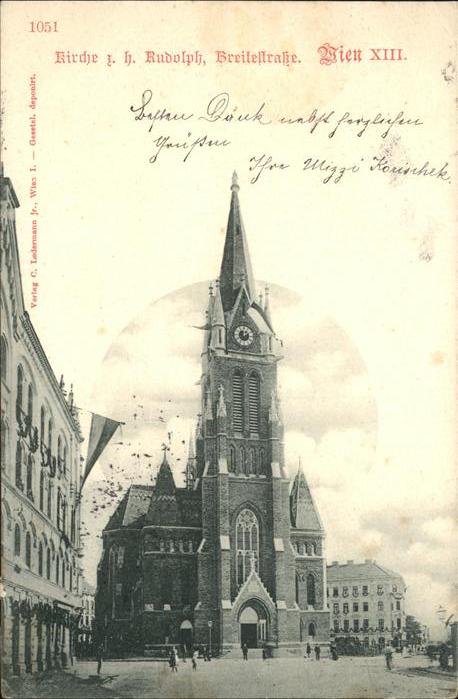 WIEN AT Kirche Rudolph Breitestrasse