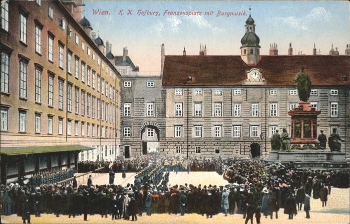 WIEN AT Franzensplatz Burgmusik