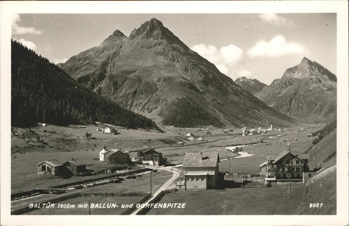 Galtuer Tirol Ballun Gorfenspitze