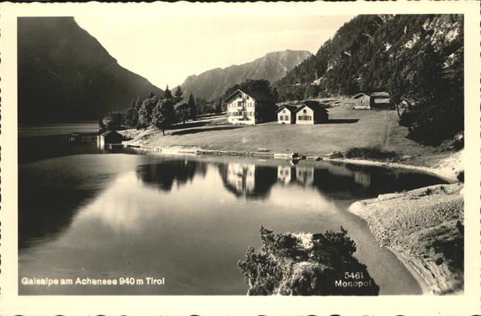 Achensee Gaisalpe