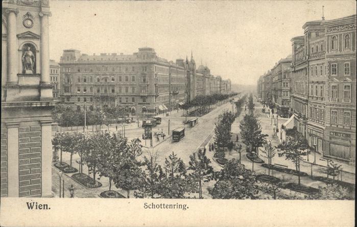WIEN AT Schottenring Strassenbahn