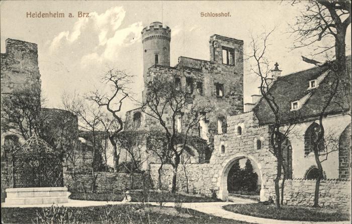 Heidenheim Brenz Schlosshof Schloss Hellenstein