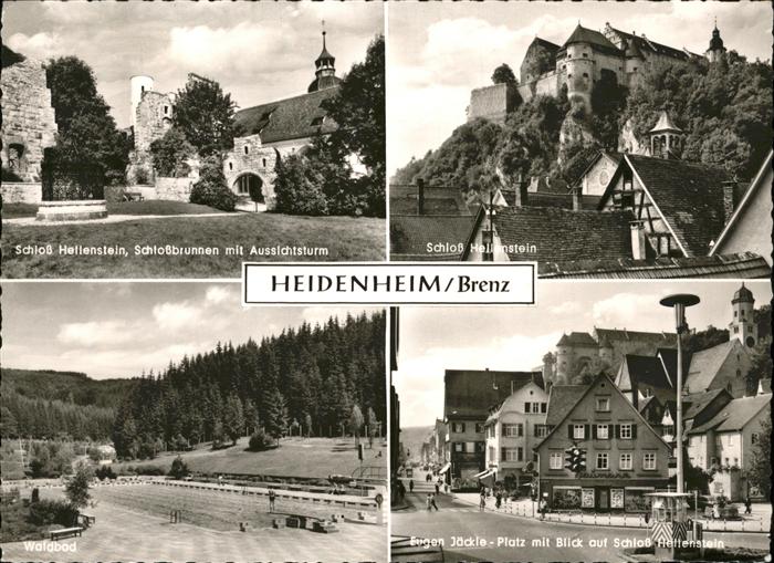 Heidenheim Brenz Schloss Hellenstein Schlossbrunnen Euge