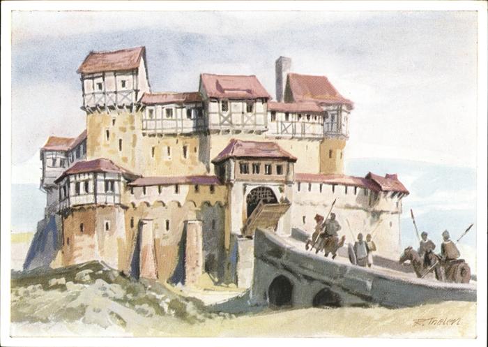 Heidenheim Brenz Stauffenburg Künstler R. Thelen