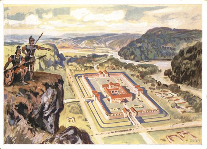Heidenheim Brenz Römerkastell Künstler R. Thelen