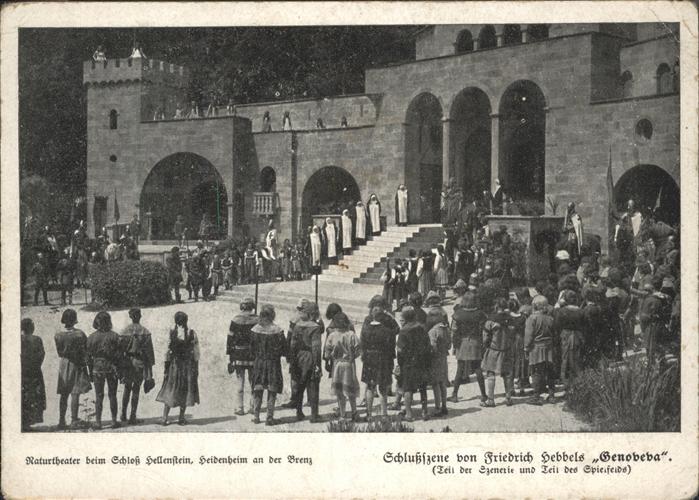Heidenheim Brenz Naturtheater Volksschauspiel Schloss He