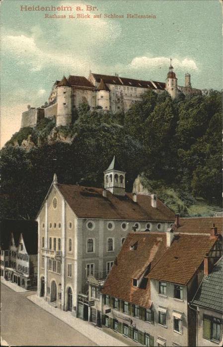 Heidenheim Brenz Rathaus Schloss Hellenstein