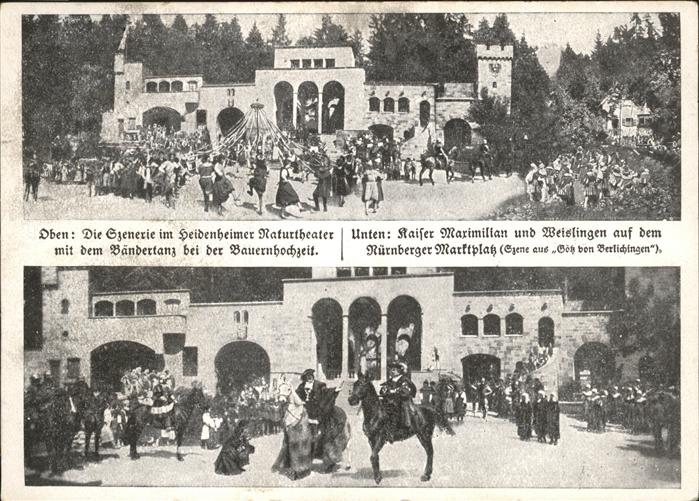 Heidenheim Brenz Naturtheater Volksschauspiel Schloss He