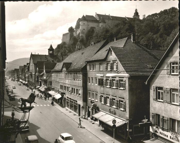 Heidenheim Brenz Hauptstrasse Rathaus Schloss Hellenstei