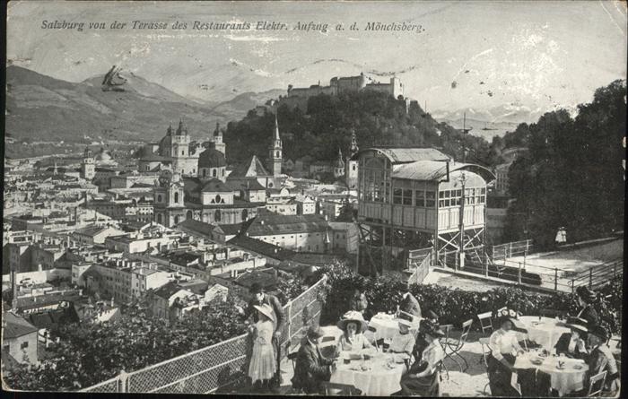 SALZBURG  AT Elektrischer Aufzug Moenchsberg Restaurant