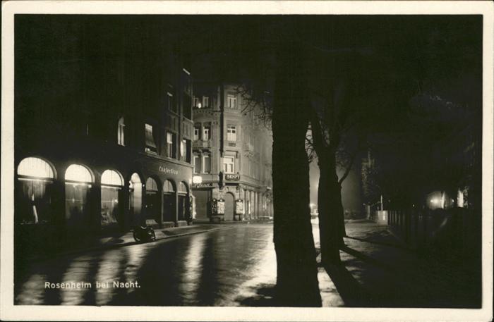 Rosenheim Bayern bei Nacht