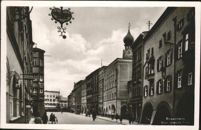 Rosenheim Bayern Max Josefs Platz