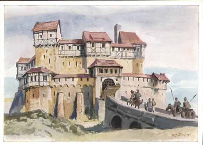 Heidenheim Brenz Stauffenburg von Osten i. J. 1000 bis 1