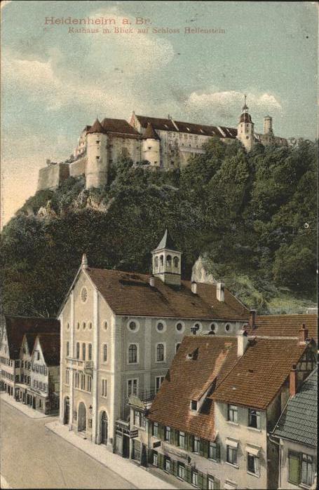 Heidenheim Brenz Rathaus Schloss Hellenstein