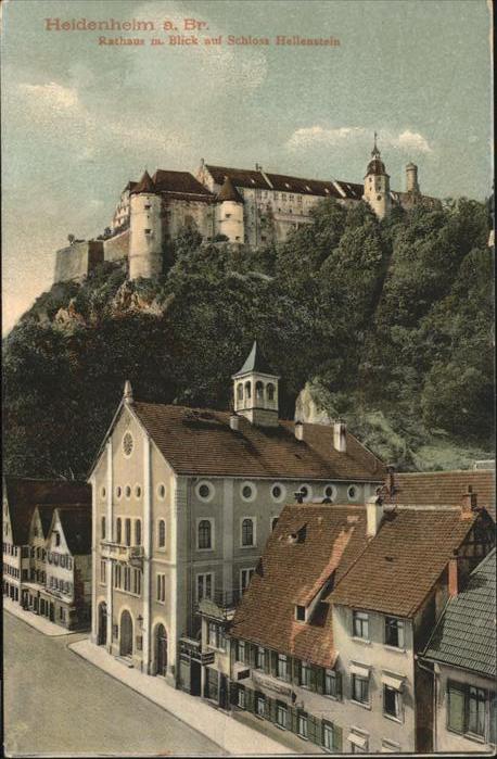 Heidenheim Brenz Schloss Hellenstein Rathaus