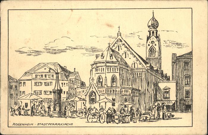 Rosenheim Bayern Stadtpfarrkirche