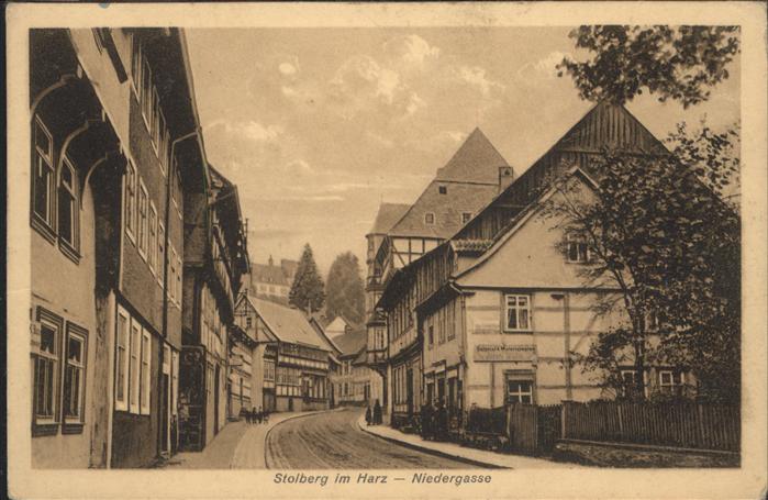 Stolberg Harz Niedergasse