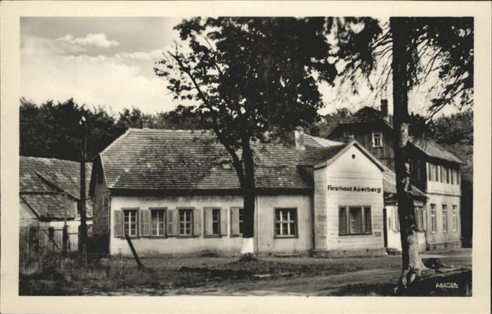 Stolberg Harz Forsthaus Auerberg