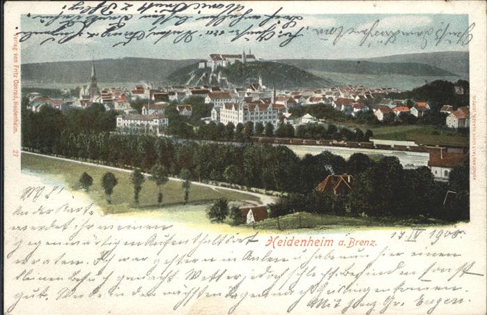 Heidenheim Brenz Schloss Stadt