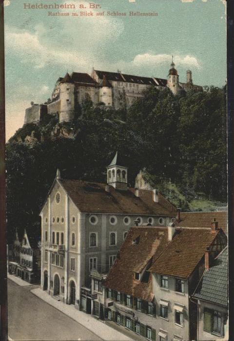 Heidenheim Brenz Rathaus Schloss Hellenstein
