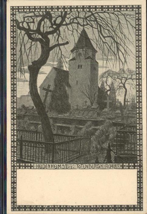 Heidenheim Brenz Totenbergkirche Friedhof