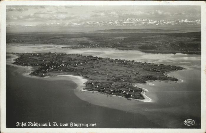 Reichenau Bodensee Luftbild