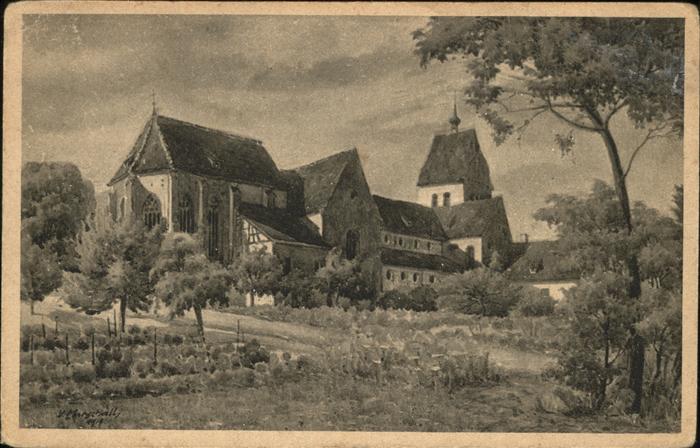 Reichenau Bodensee Münster [Künstlerkarte]