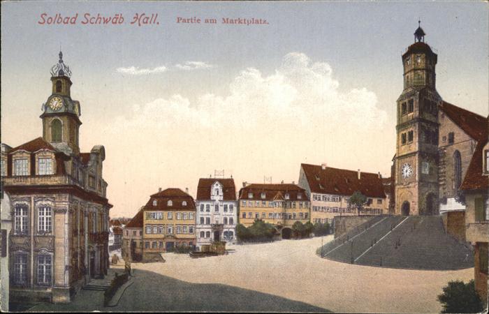Schwaebisch Hall Marktplatz