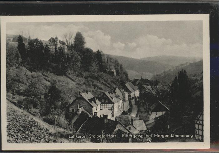 Stolberg Harz Rittergasse