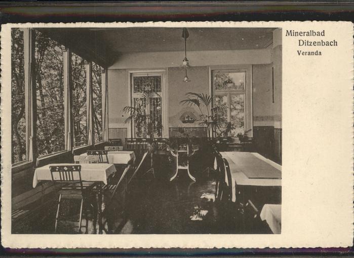 Bad Ditzenbach Kurhaus Veranda