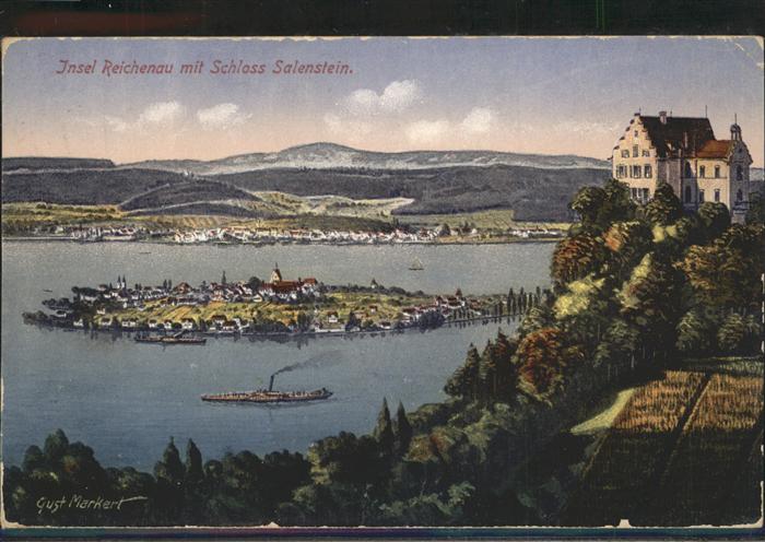 Reichenau Bodensee Gesamtansicht Schloß Salenstein