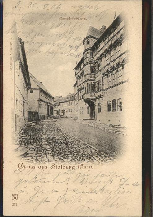 Stolberg Harz Consistorium