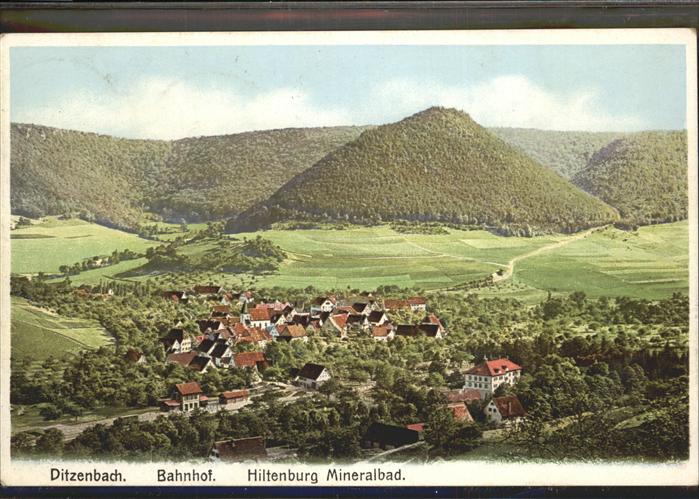 Bad Ditzenbach Bahnhof Hiltenburg Mineralbad