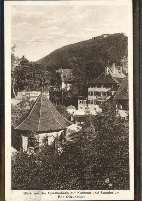 Bad Ditzenbach Quellenhalle Kurhaus