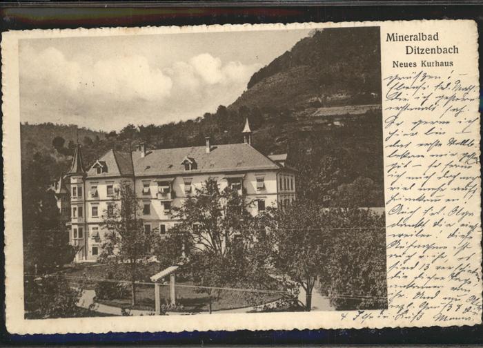 Bad Ditzenbach Neues Kurhaus